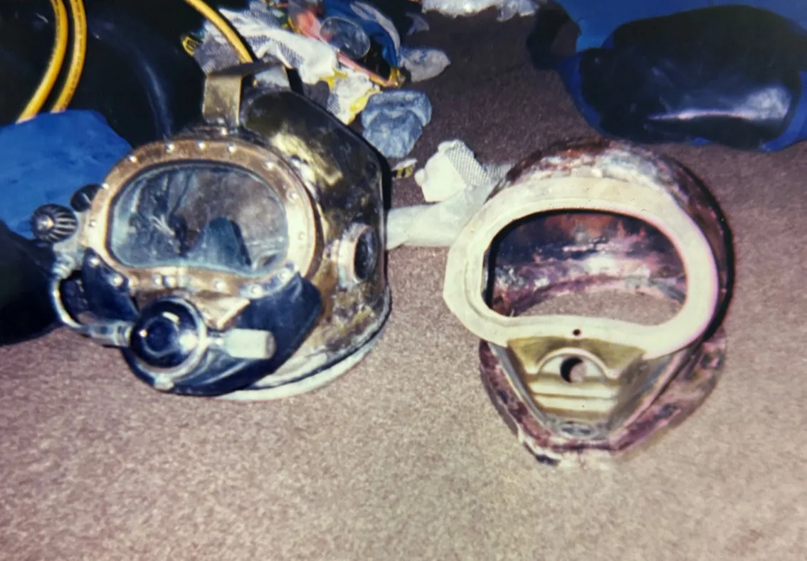 Ugly Hat, Gladiator cast silicon bronze commercial diving helmet